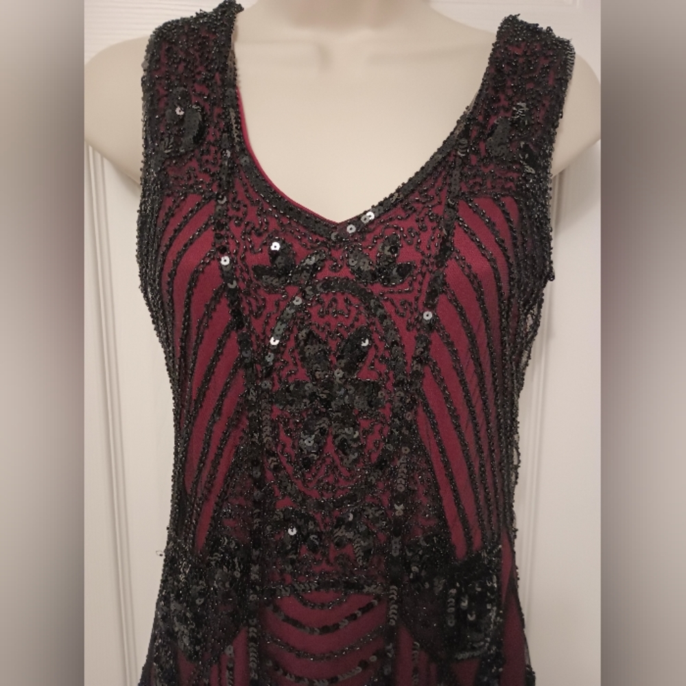Nwt 1920s Gatsby Style Flapper Sequin Dress - image 6